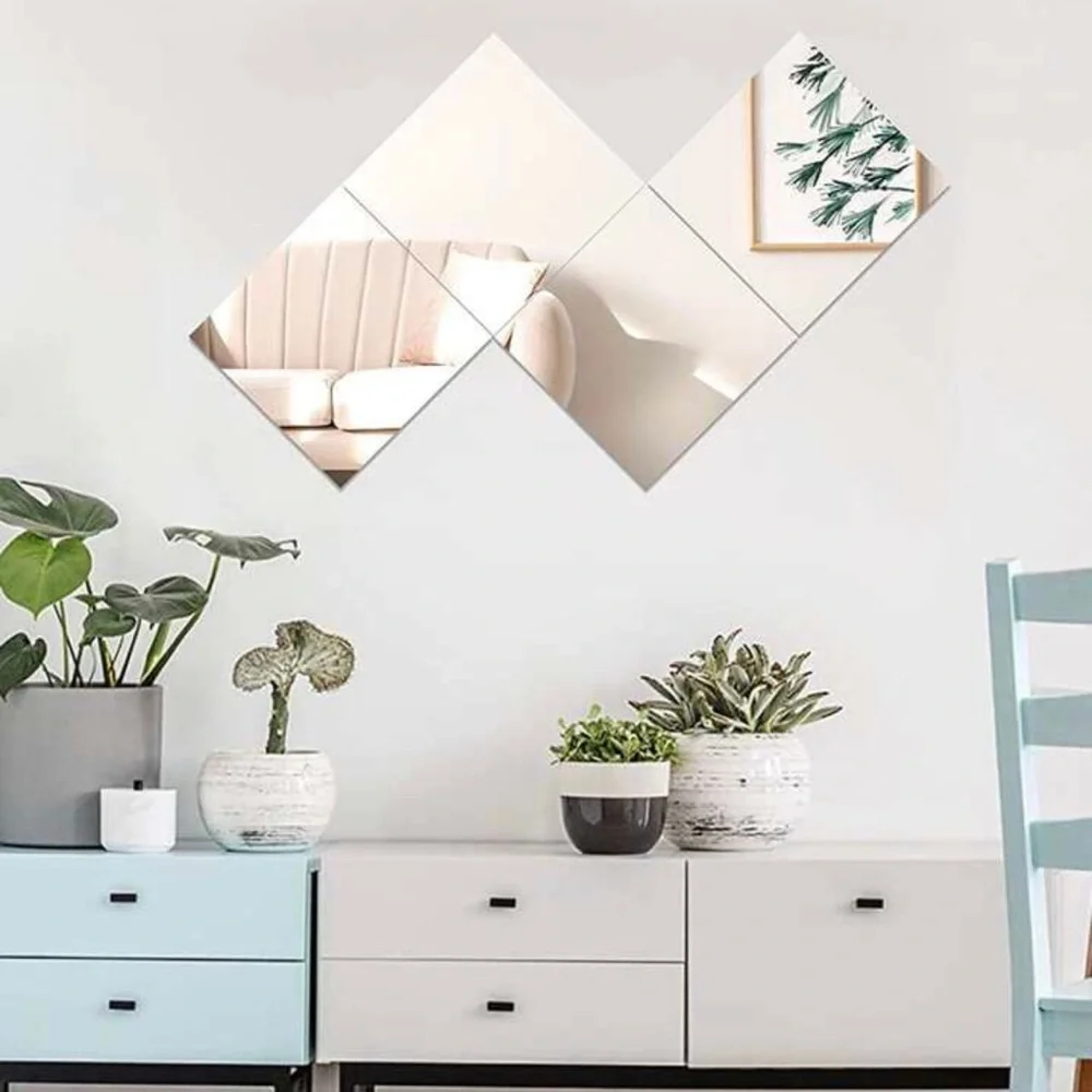 4pc Mirror Wall Sticker New